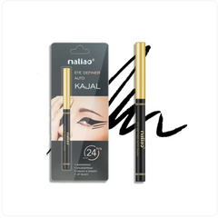 Maliao Eye Definer Auto Kajal - 24HR Waterproof Jet Black, Smudge-Proof Formula
