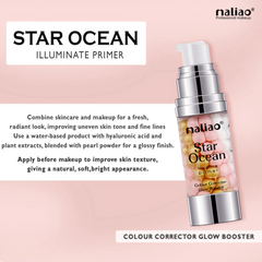 Maliao Star Ocean Illumine Primer - Colour Corrector & Glow Booster for Radiant Skin
