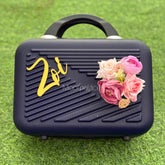Suitcase (acrylic name with flower decor)