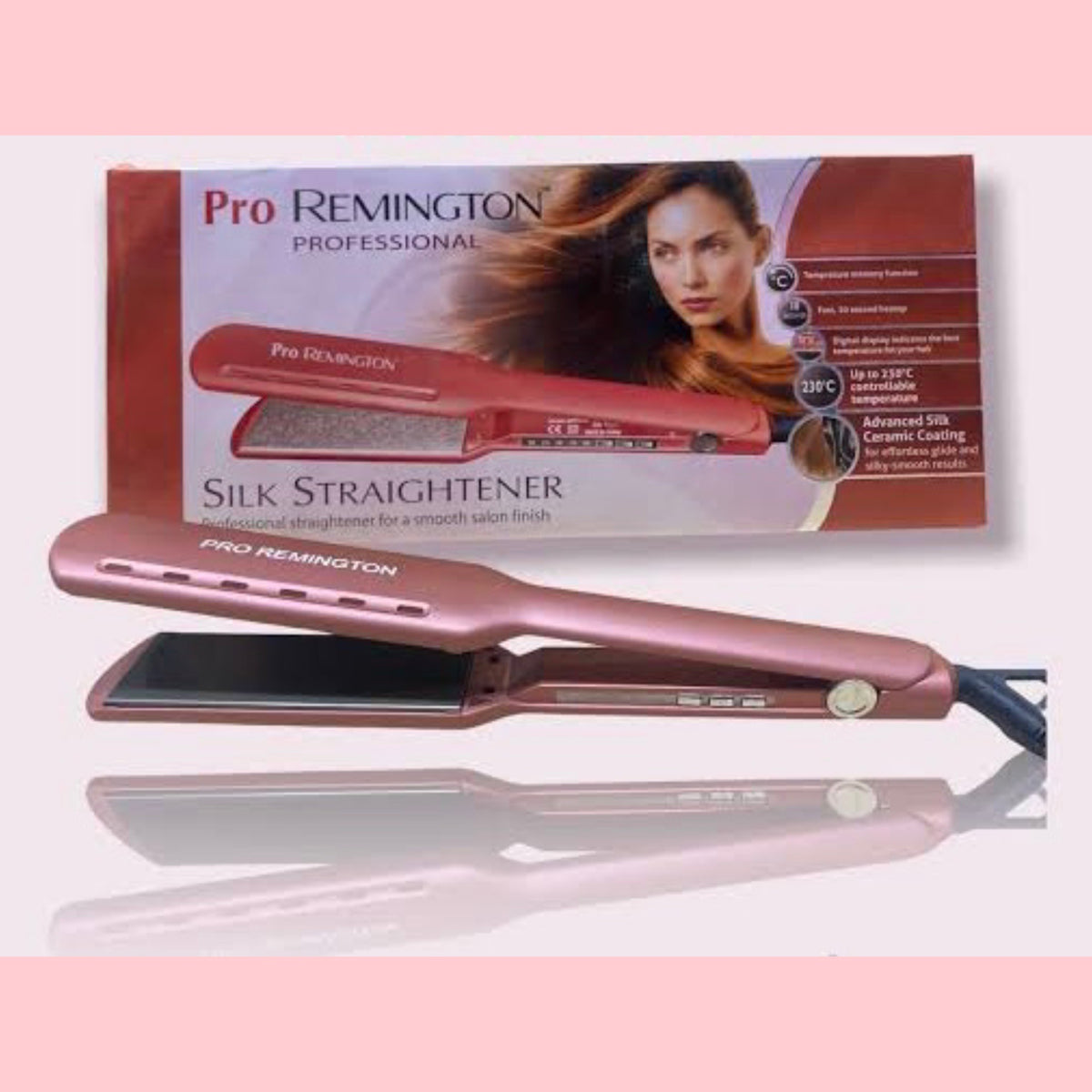 Remington silk straightner (1 year warranty)