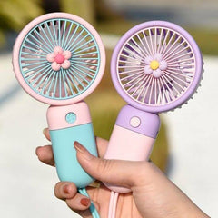 Portable hand fan