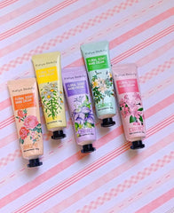 Pack of 5 flower Handcreams