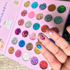 Unicorn glitter palette