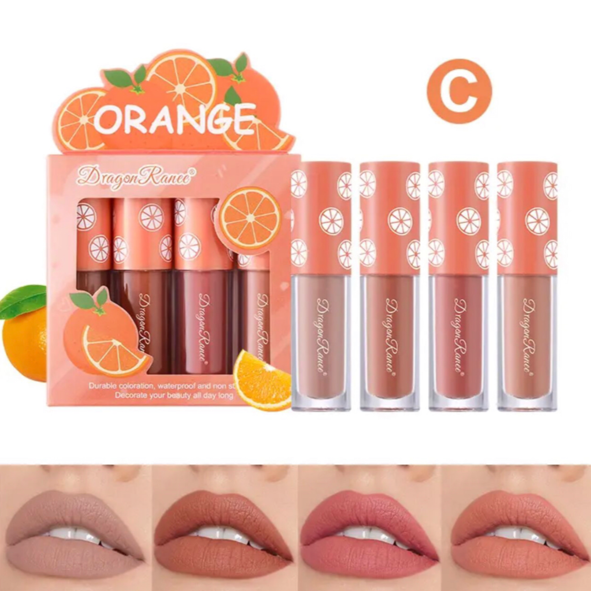 Pack of 3 matte glosses