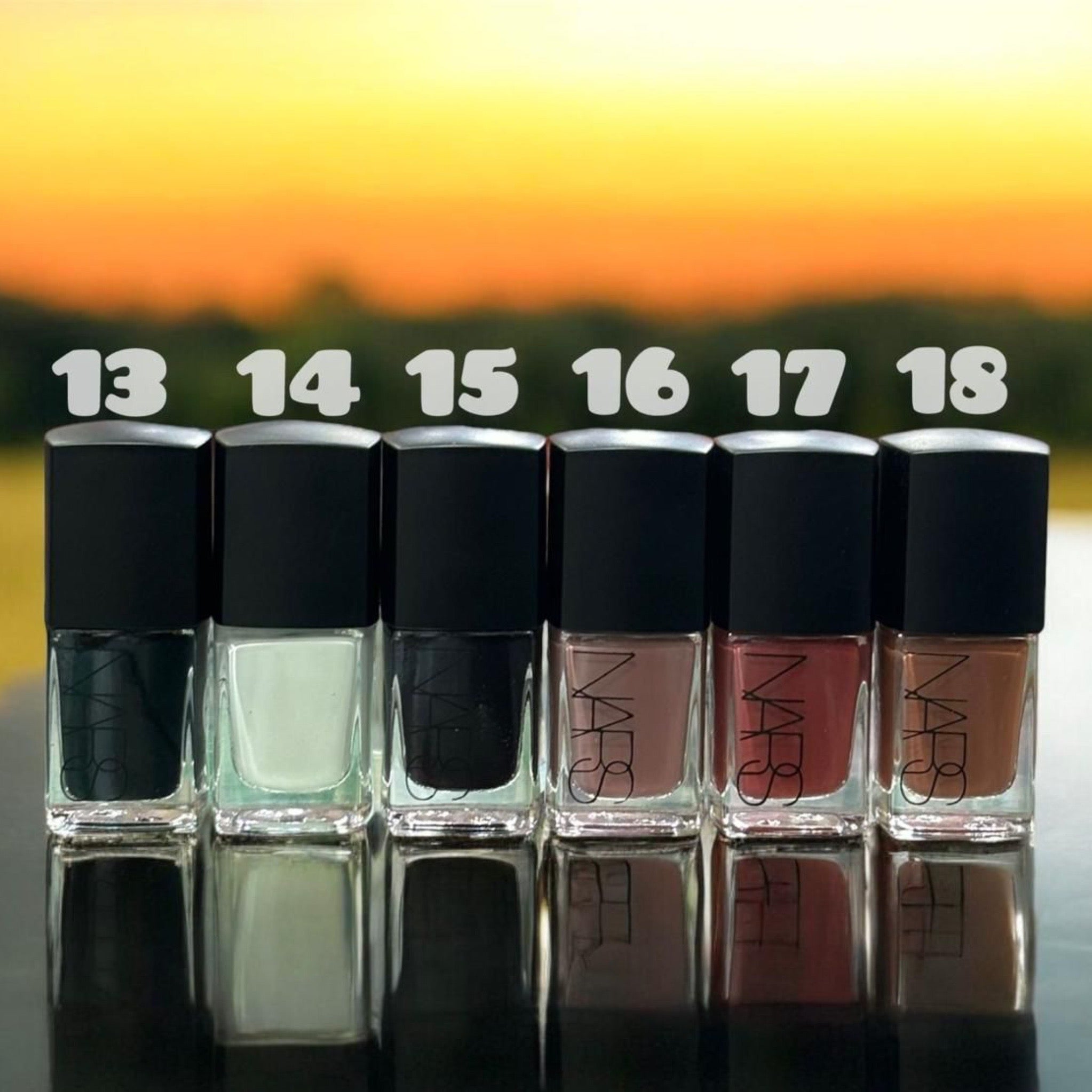 Set of 6 nailpaints