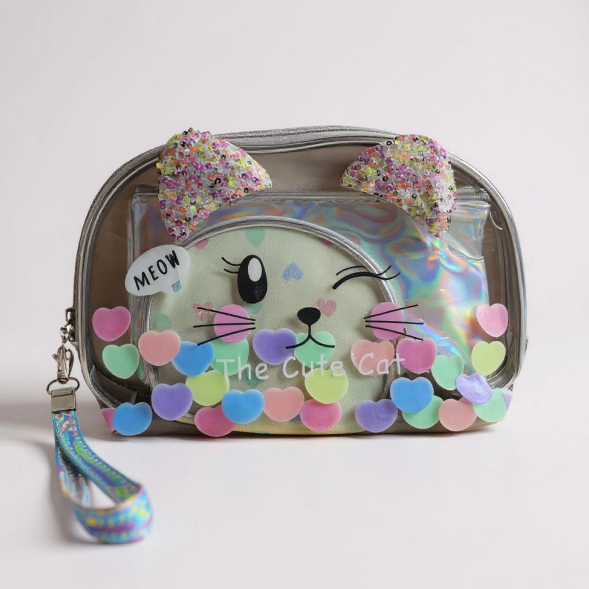 Cute Cat Pouches 3in1