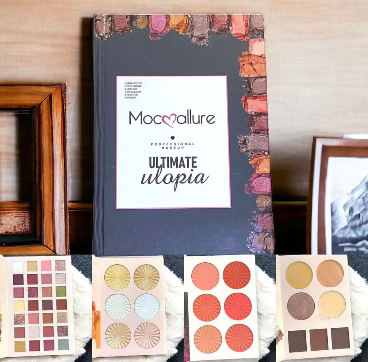 Mocallure book pallete in black