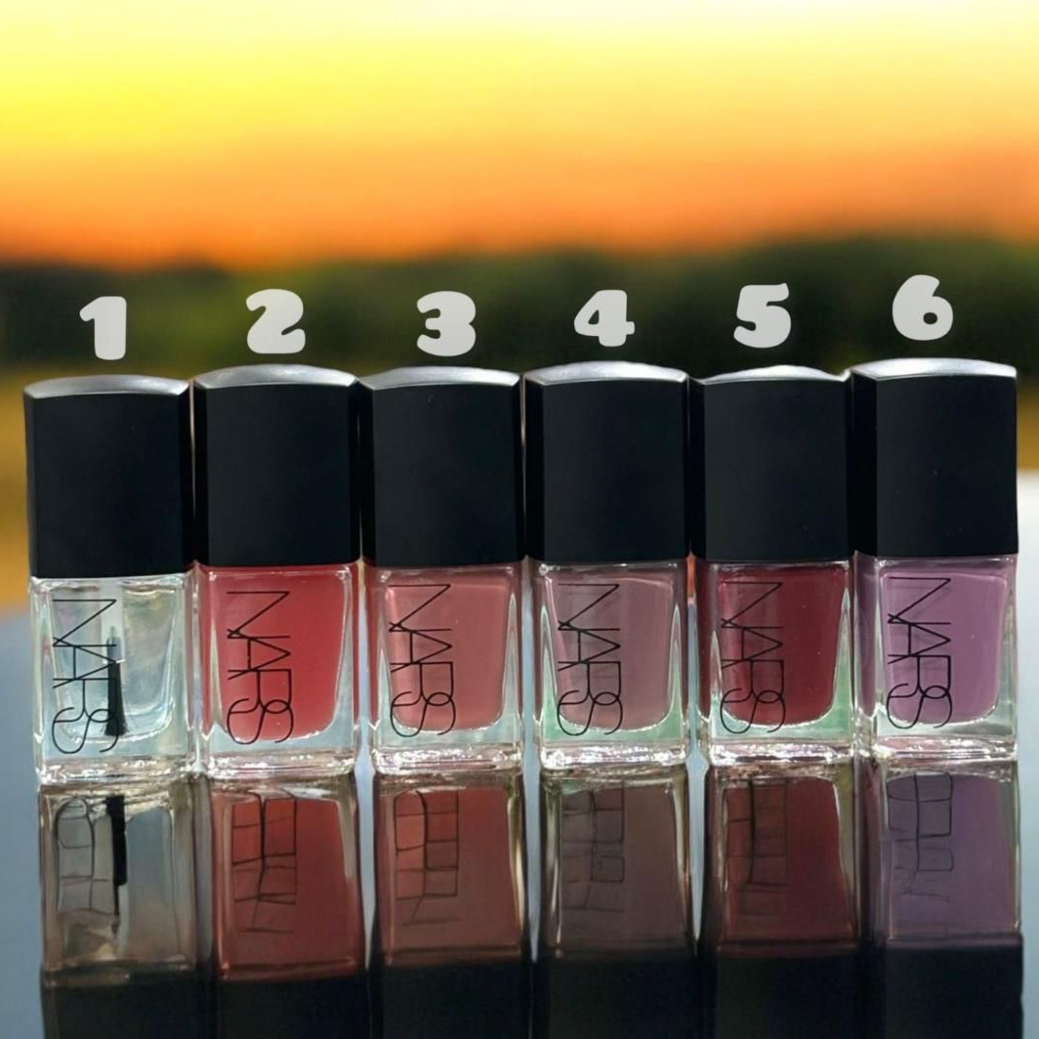 Set of 6 nailpaints