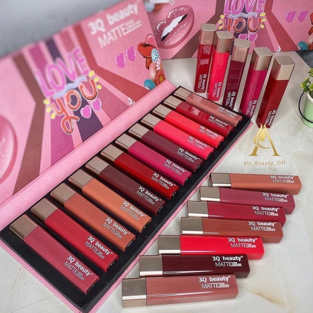 3Q beauty matte glosses