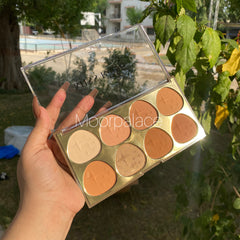 Miss rose contour, compact and highlighter pallete