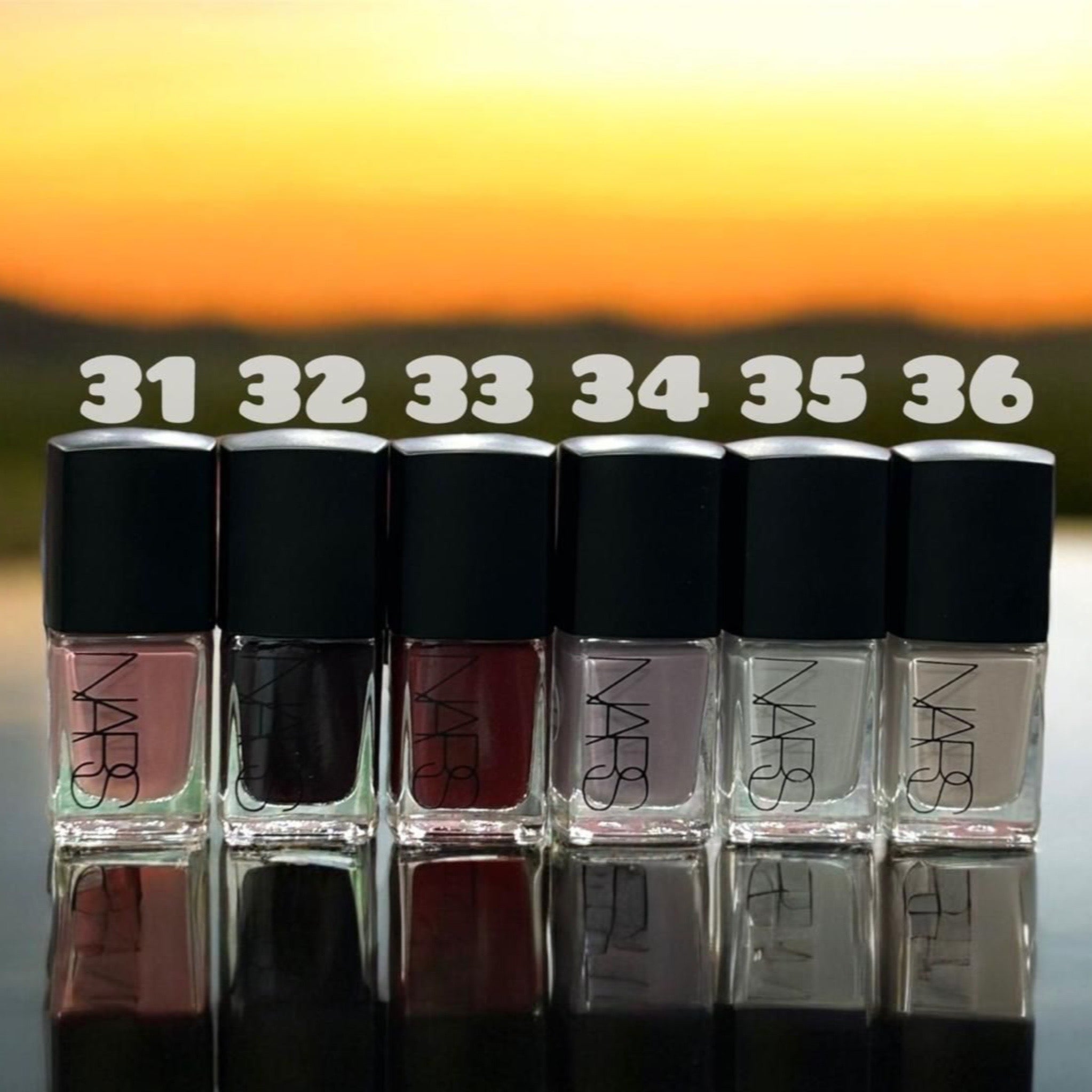 Set of 6 nailpaints