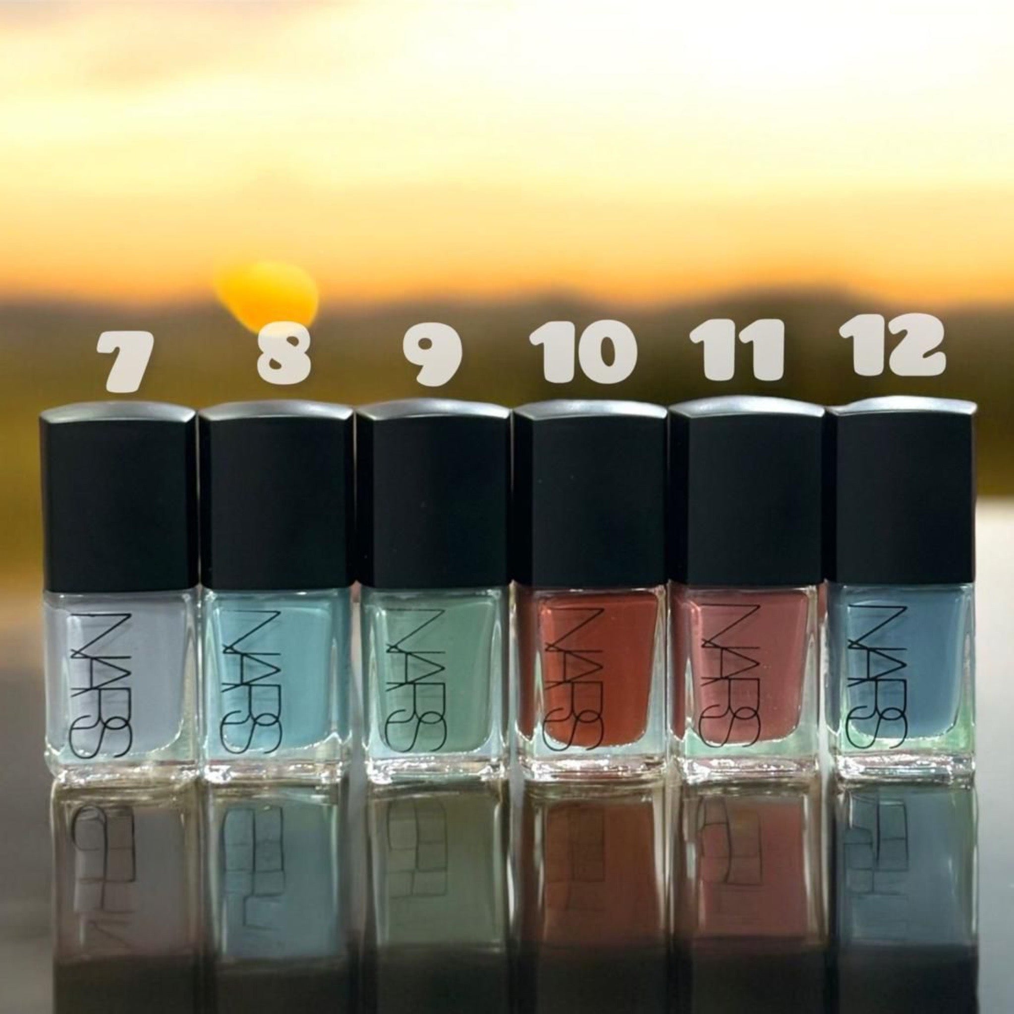 Set of 6 nailpaints