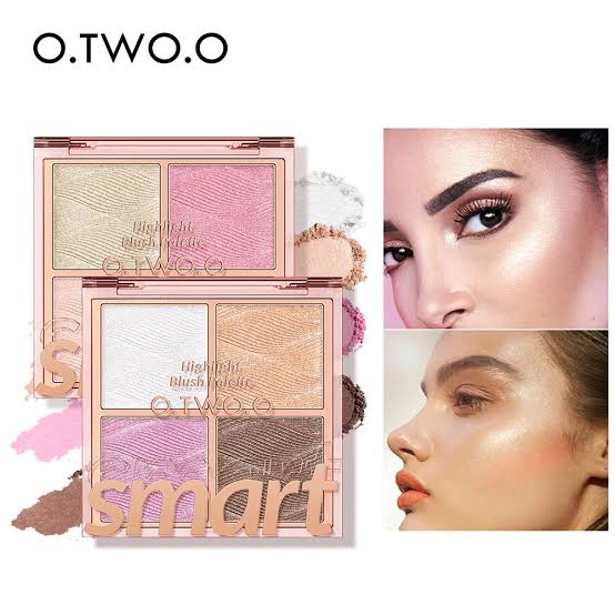 O.TWO.O Highlight and Blush Palette