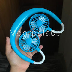 Rechargeable neck fan